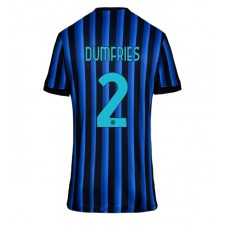 Inter Milan Denzel Dumfries #2 Hjemmedrakt Kvinner 2025-26 Kortermet Inter Milan Denzel Dumfries #2 Hjemmedrakt Kvinner 2025-26 Kortermet